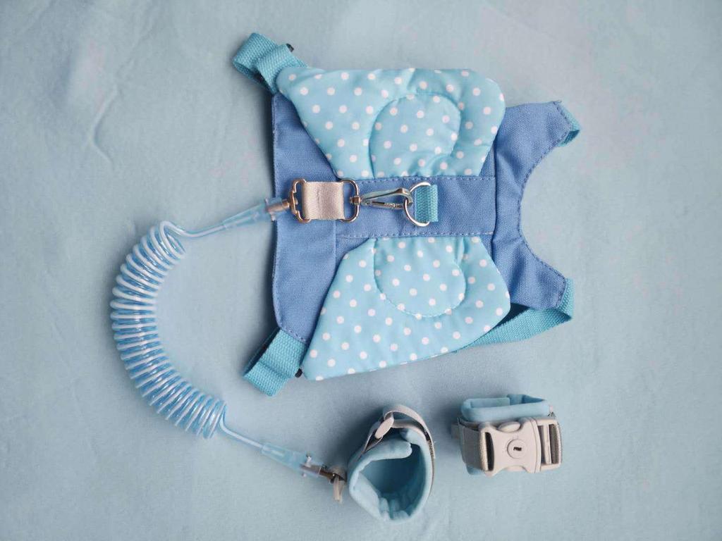 Children's Anti-Lost Safety Leash and Backpack Combo with Traction Rope and Wristband for Strollers