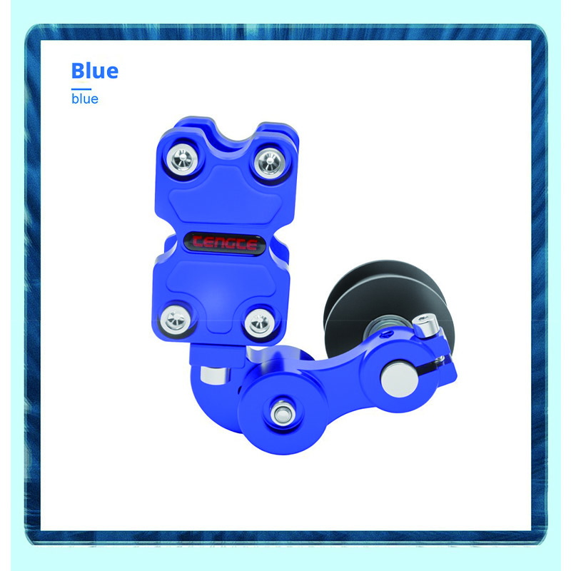 Universal Aluminum Motorcycle Chain Tensioner Auto Adjuster Scooter E-Bike Chain Tightener Modification Parts