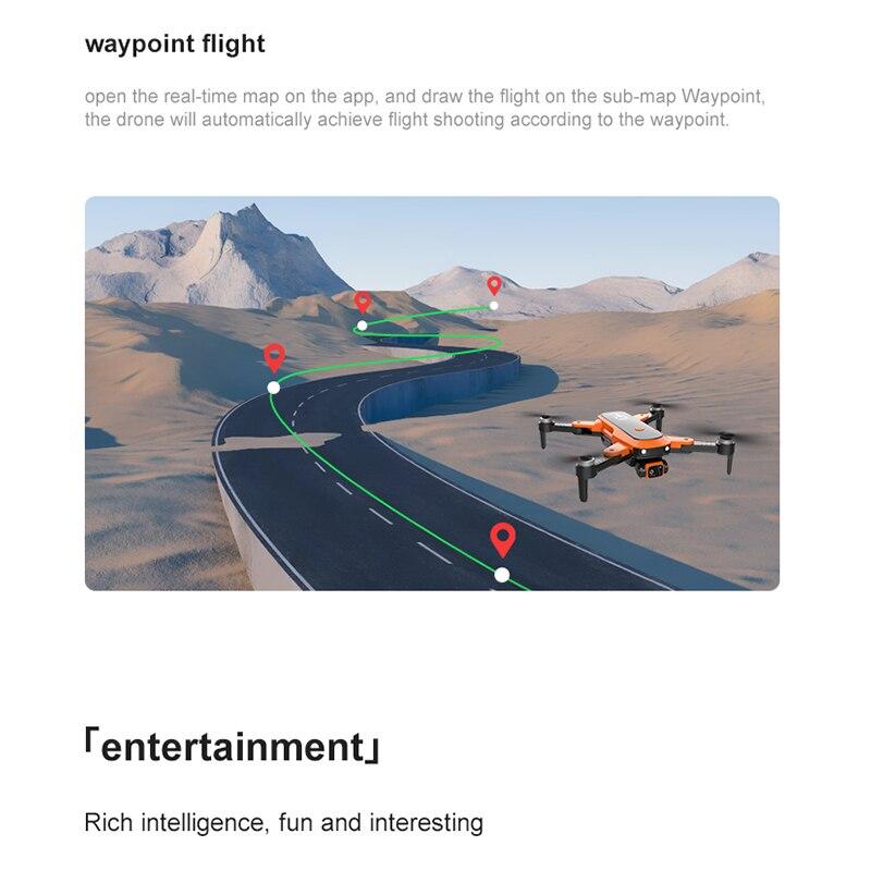 2023 NEW LU10 Drone 8K-ESC Profesional Camera 50X Zoom Optical Flow Localization Brushless Fixed Height Folding Aircraft