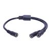 Durability DC5521 Y Splitter Extension Cable DC5.5x2.1mm Power Cord Wire for Home Security Cameras Accessories