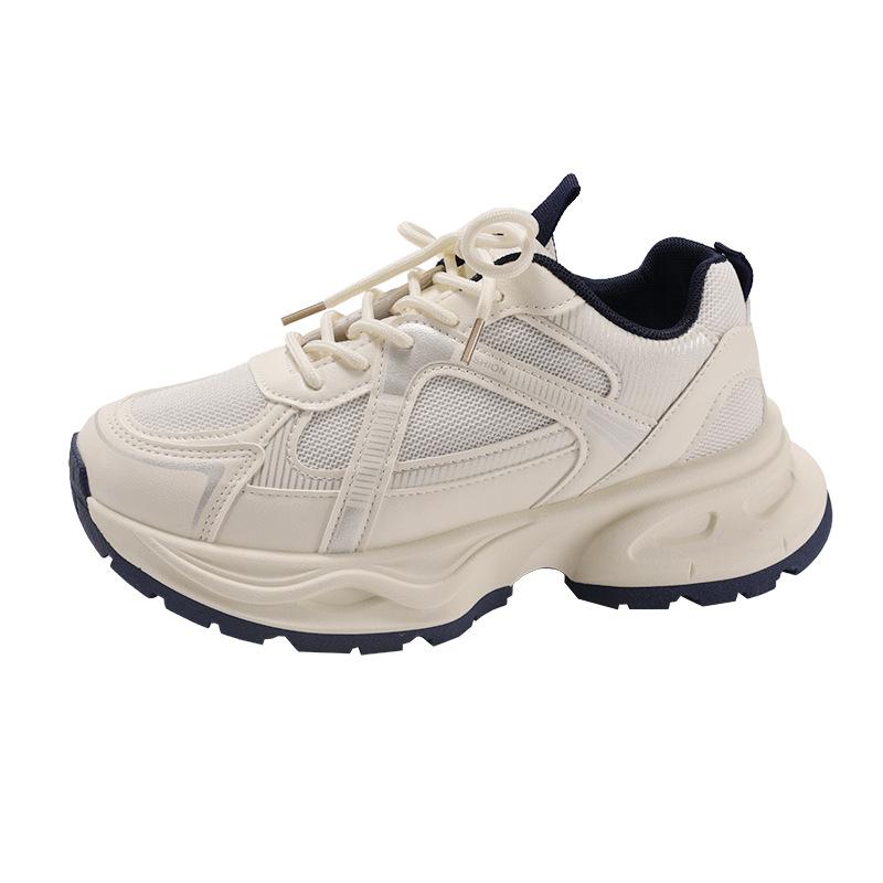Queen Fan Retro Heightened Platform Dad Shoes Women's 2025 New Summer with Skirt Soft-soled Sneakers