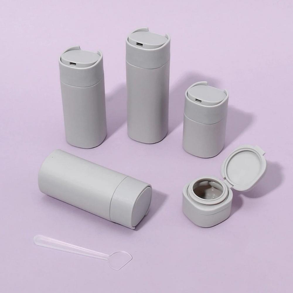 5 Stück Reisecremespenderflaschen Set Reiseflaschen Toilettenartikelbehälter Set, TSA-Zulassung, Reiseutensilien