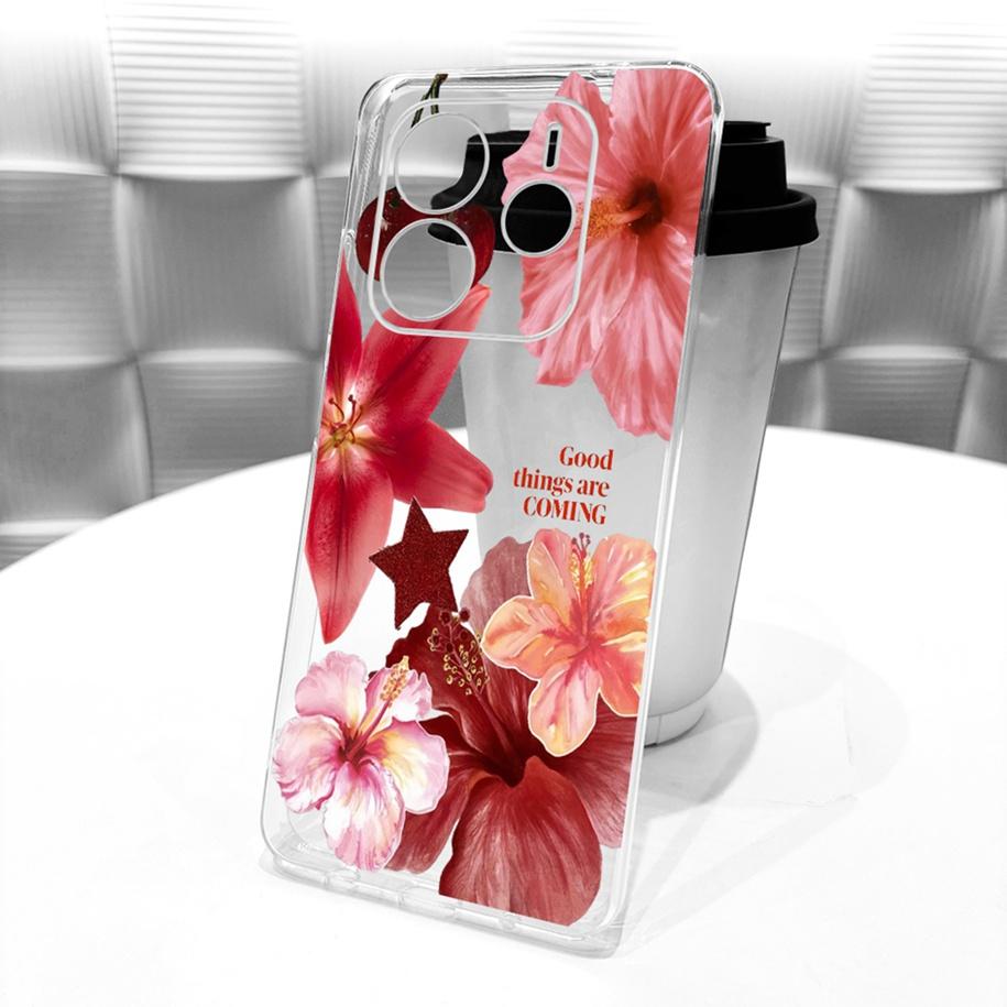 For Xiaomi Redmi Note 14 4G Case New Fashion Flower Bowknot Soft Slim Silicone Back Cover For Redmi Note 14S Note14 5G Protector