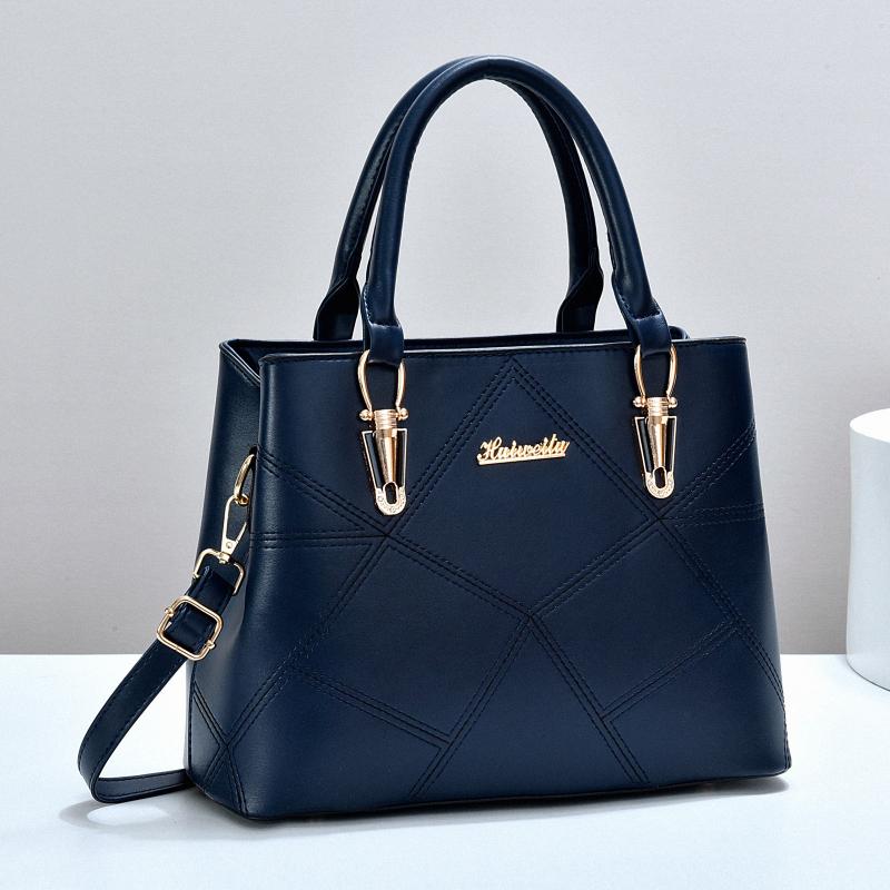 High Quality Pu Leather Ladies Handbags Women Luxury Designer Shoulder Crossbody Bags Large Capacity Shopping Messenger Sac
