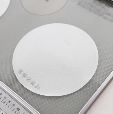 IH Mat IH Mat Soft Silicone Glass Glass Fiber Translucent White [Zero Keeper] Anti-Slip Anti-scorching [21cm] (White (Translucent), 21cm-2 Pieces)