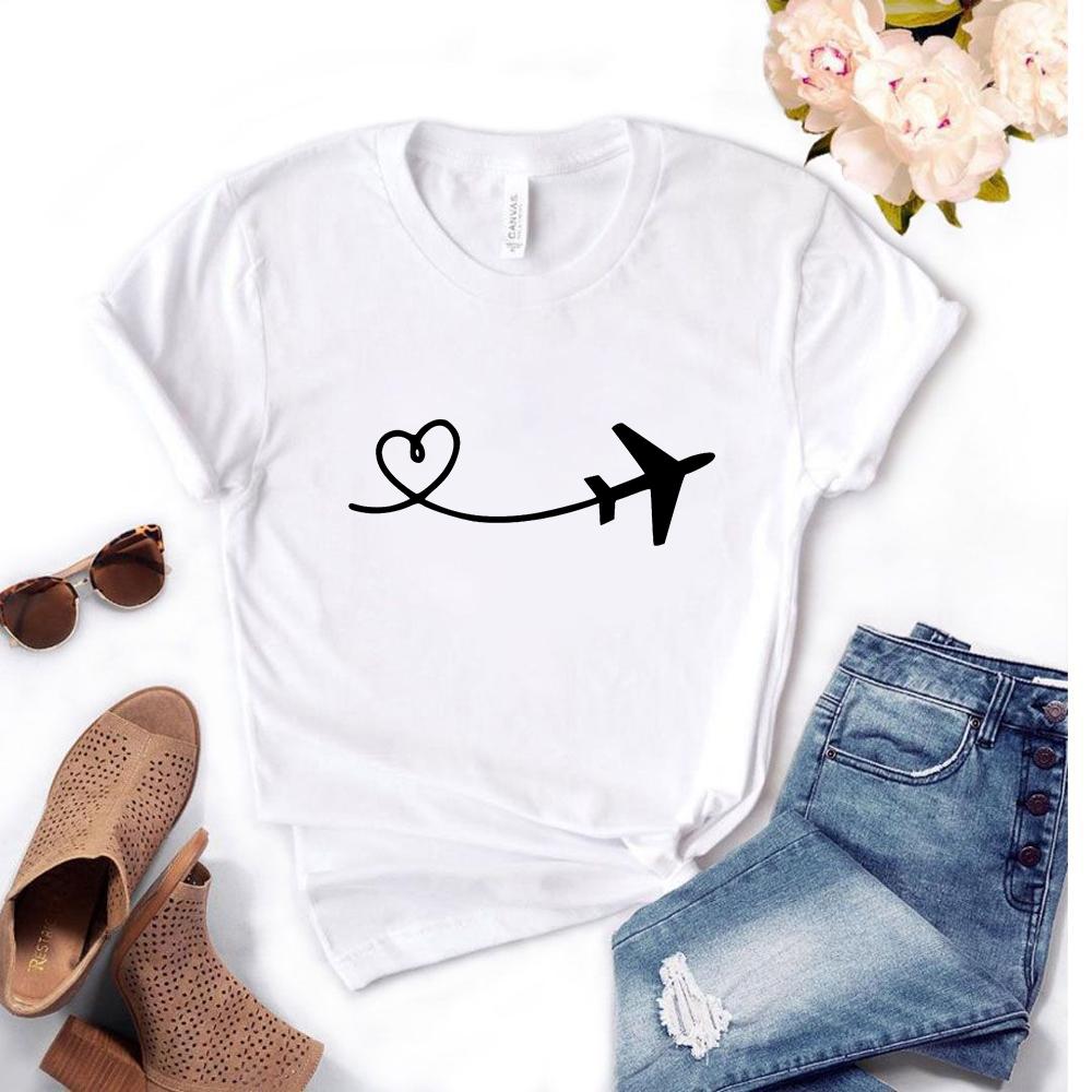 

Beautiful Heart Shape Print Tshirt O-Neck T Shirt Short Sleeve Tshirt Women Harajuku Tshirt Lady Summer Tshirt Simple T-Shirt XXXL білий