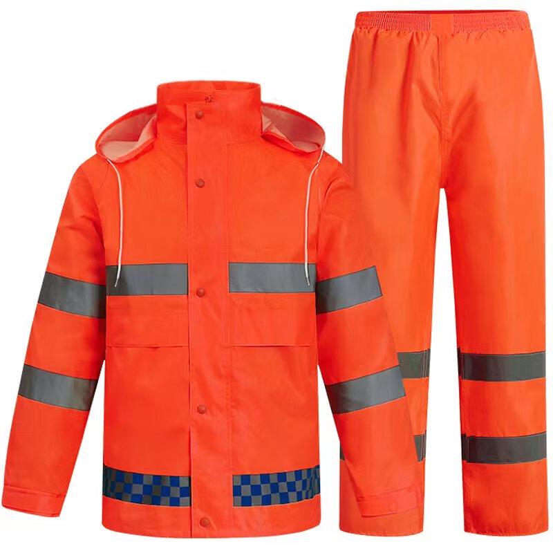 Unisex High-Visibility Rain Suit