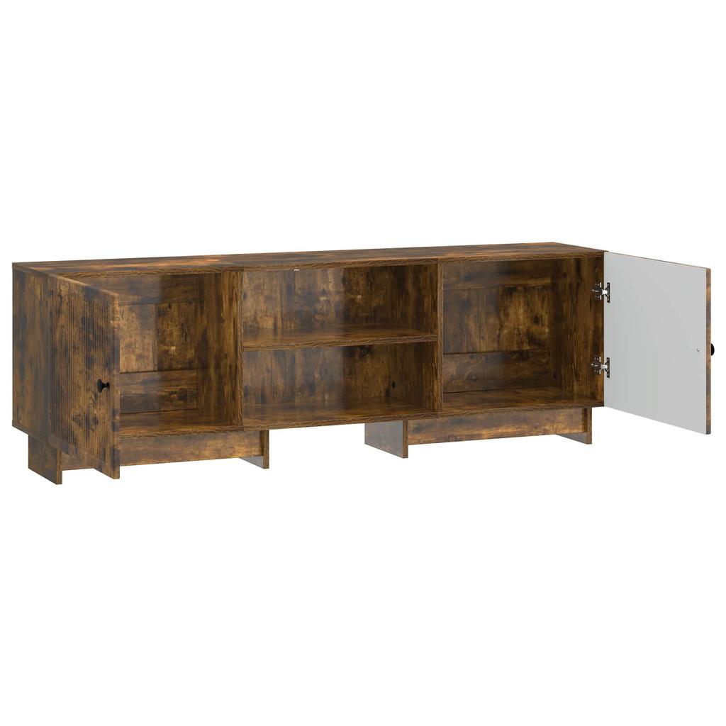 TV Stand Smoked Oak 150 x 31 x 50 cm Engineered Wood