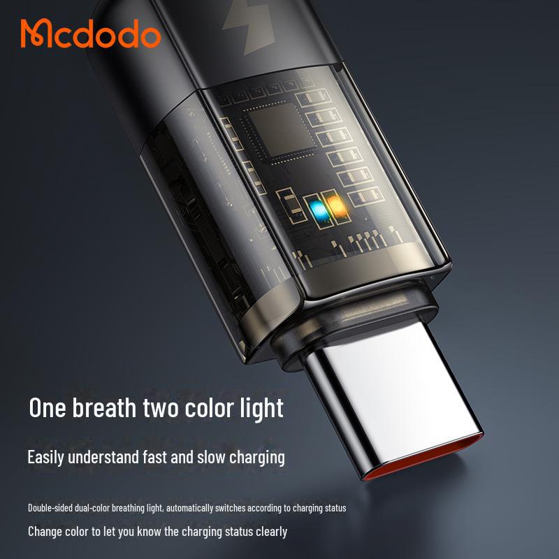 Kompatibles Dual-Typ-C-Schnellladekabel für Apple 16/15 & Huawei-Handys, Intelligente Abschaltung, C zu C PD.