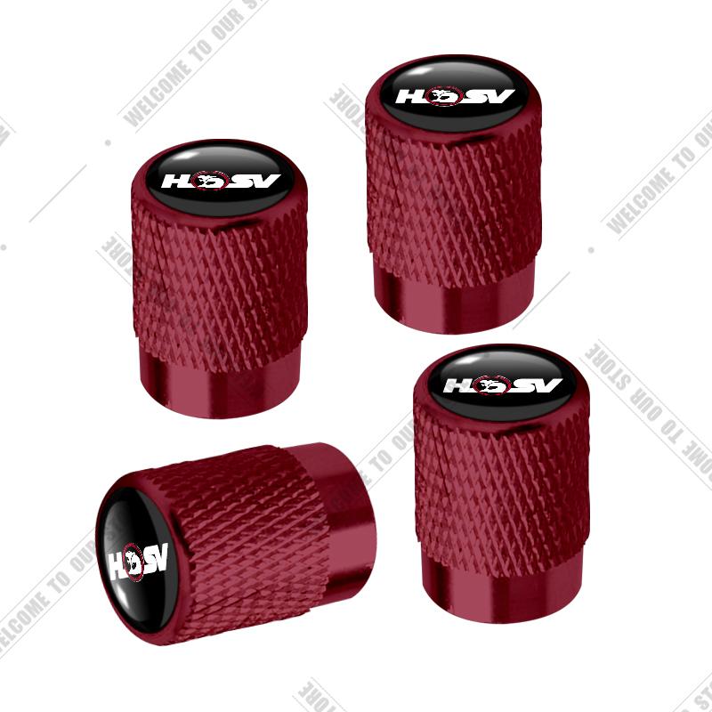 Car CNC Aluminum Lion HSV Emblem For Holden Special Vehicle Chevrolet GTS Colorado VX 4pcs Tire Valve Air Port Stem Cover Caps