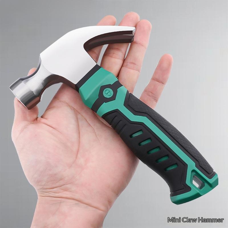 Multipurpose High Carbon Steel Hammer Featuring Pry Bar Capability For Home And Outdoor Use Nailing Prying and Fixing Job