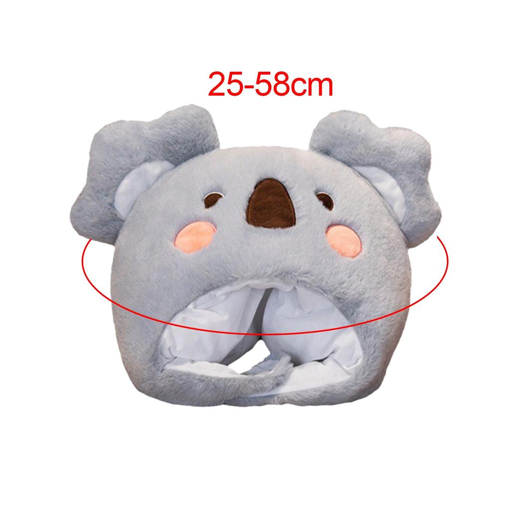 Soft Plush Koala Hat Adults Kids Funny Men Women Plush Winter Hat Photo Props Headdress for Birthday Party Accessories Role Play