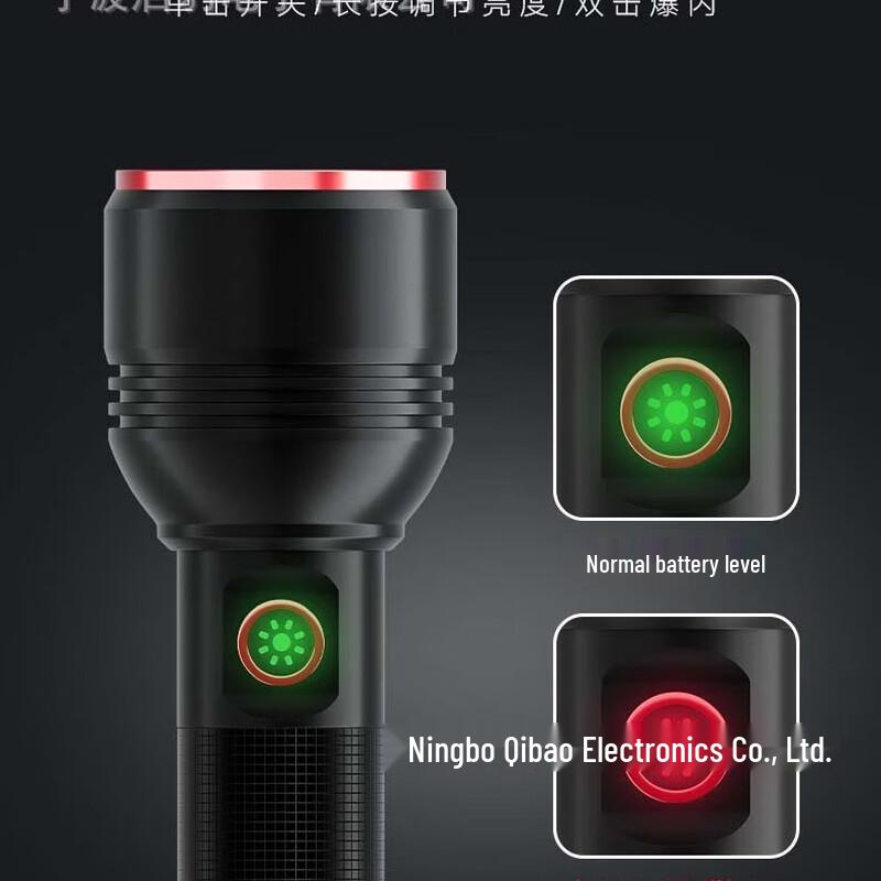QB-1189 Rechargeable Zoom Flashlight