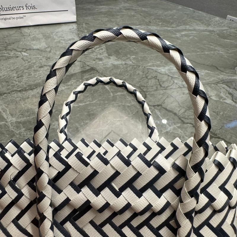 Elegant Bowknot Accent Basket for Weddings Holiday Gatherings and Travel Uses