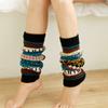 Zimní ženy Keep Print Ponožky Pletení Teplé kotníčky Legíny Návleky na nohy Ponožky