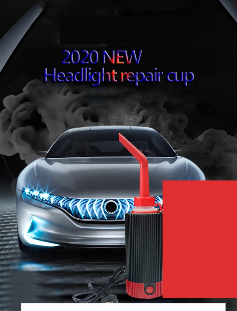 110V Car Headlight Lens Yellowing Aging Restoration Kit Refurbished Atomized Cup