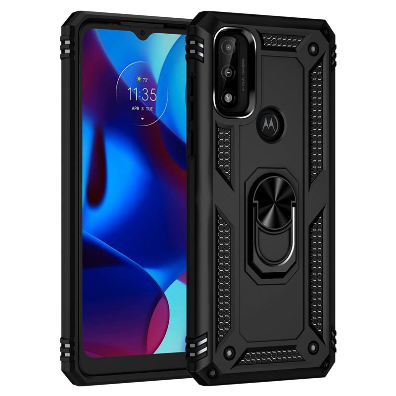 Für Motorola Moto G Pure Fall Luxus Rüstung Magnetische Ring Telefon Fall Für Moto G Pure Stand Halter Zurück Abdeckung