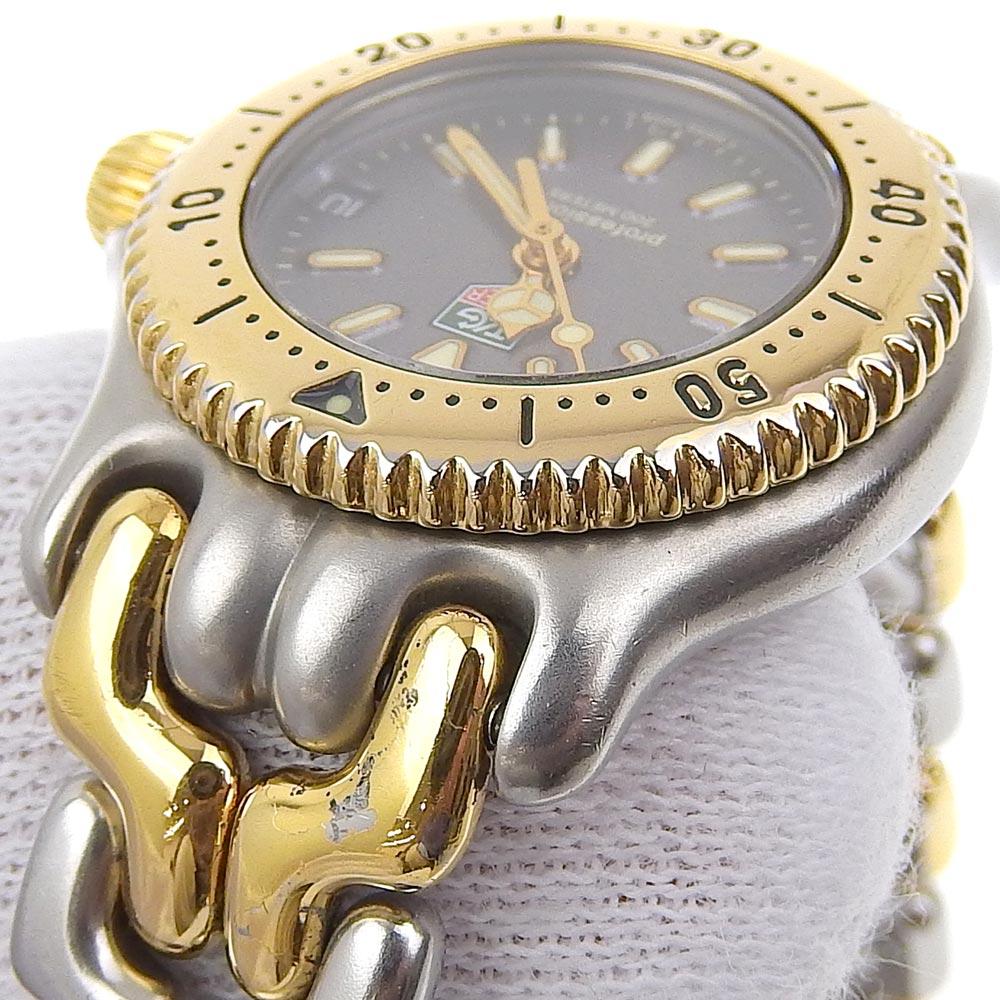 Tag Heuer Professional Watches S95 208 Combination grayDial Stainless Steel Quartz Analog Display Women Used