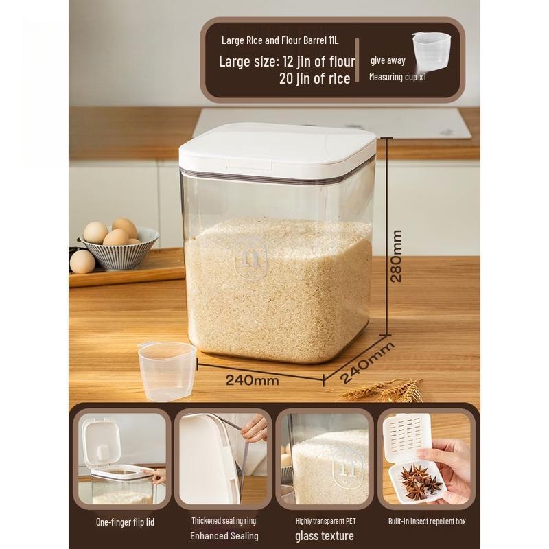 Chuyi Qi Kitchen Flour Storage Jar