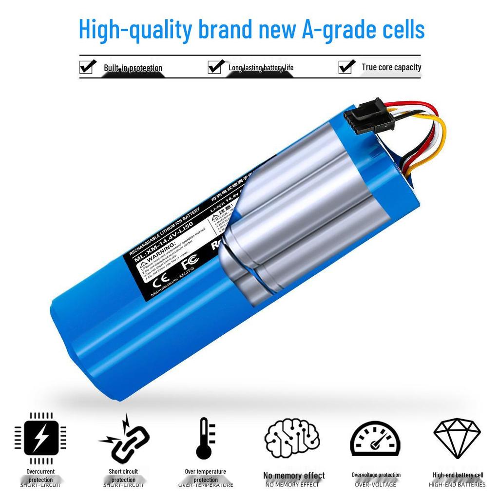 Enhanced Battery for Xiaomi Mijia 1CSTYTJ01ZHM Sweeping and Mopping Robot Vacuum Cleaner
