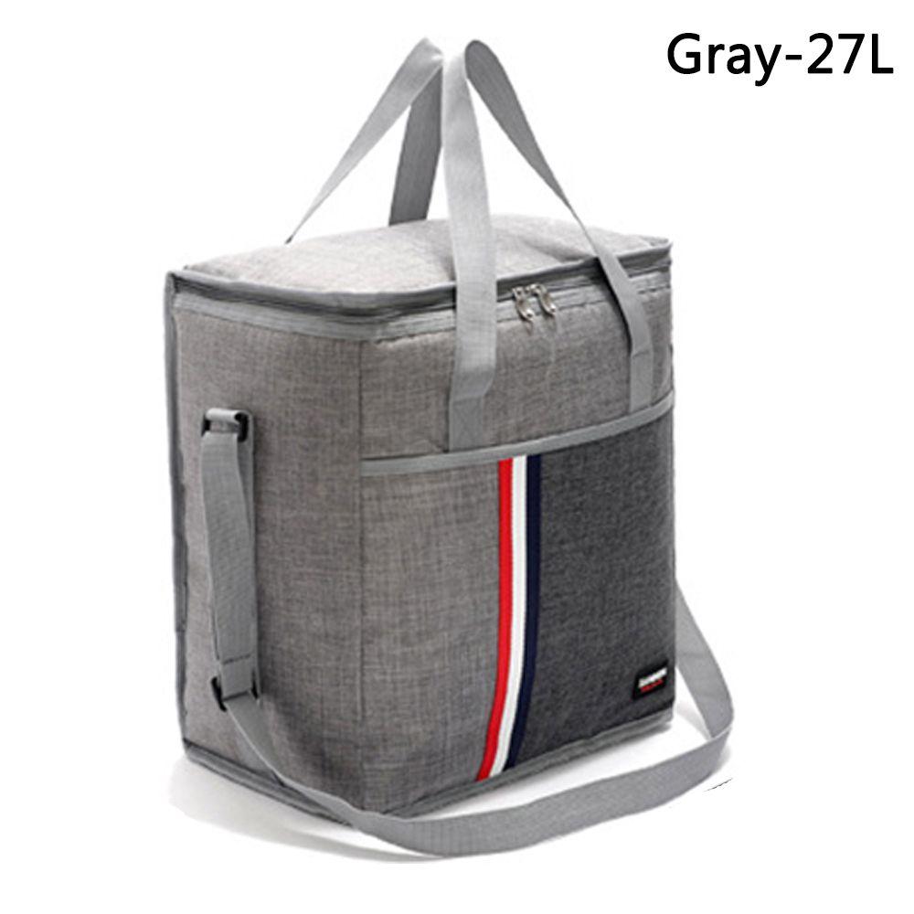 Film Inside Oxford Cloth Thermal Insulated Lunch Bags Food Storage Box Picnic Bag Cooler Bag