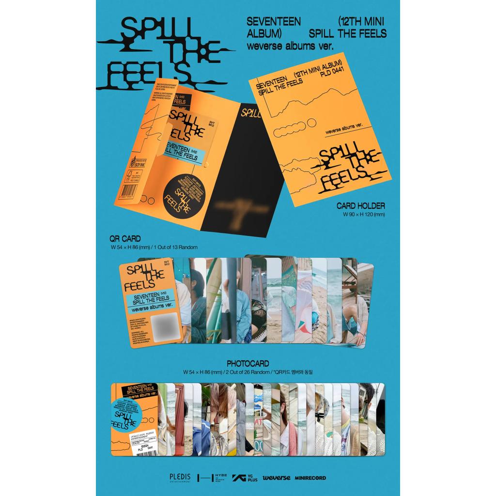 SEVENTEEN - SEVENTEEN 12th Mini Album 'SPILL THE FEELS' [Weverse Albums ver.]