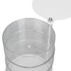 Rotatable Makeup Sponge Holder 4 Layers Dustproof Rotate Makeup Powder Puff Box Transparent