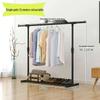 Retractable Floor-Standing Clothes Rack: Foldable Hanging Rod for Bedroom, Dorm, and Balcony Drying