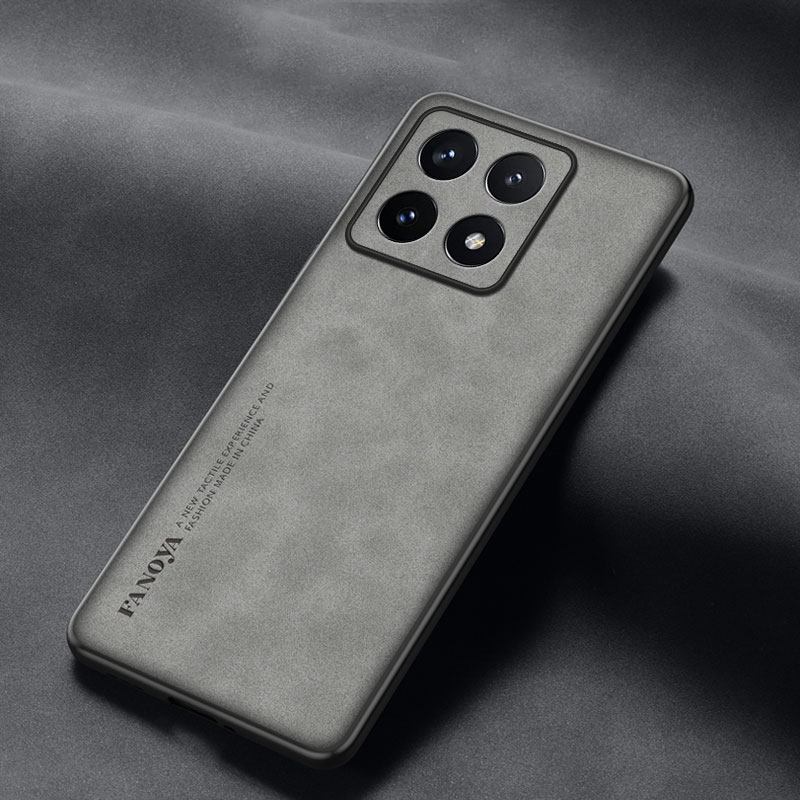 Luxury Sheepskin Leather TPU Shockproof Phone Case for Infinix/VIVO Zero 30 4G Plain Design Business Men