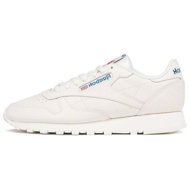 

Reebok Classic Leather Chalk Vector Blue Red Sneakers 100032947 42.5