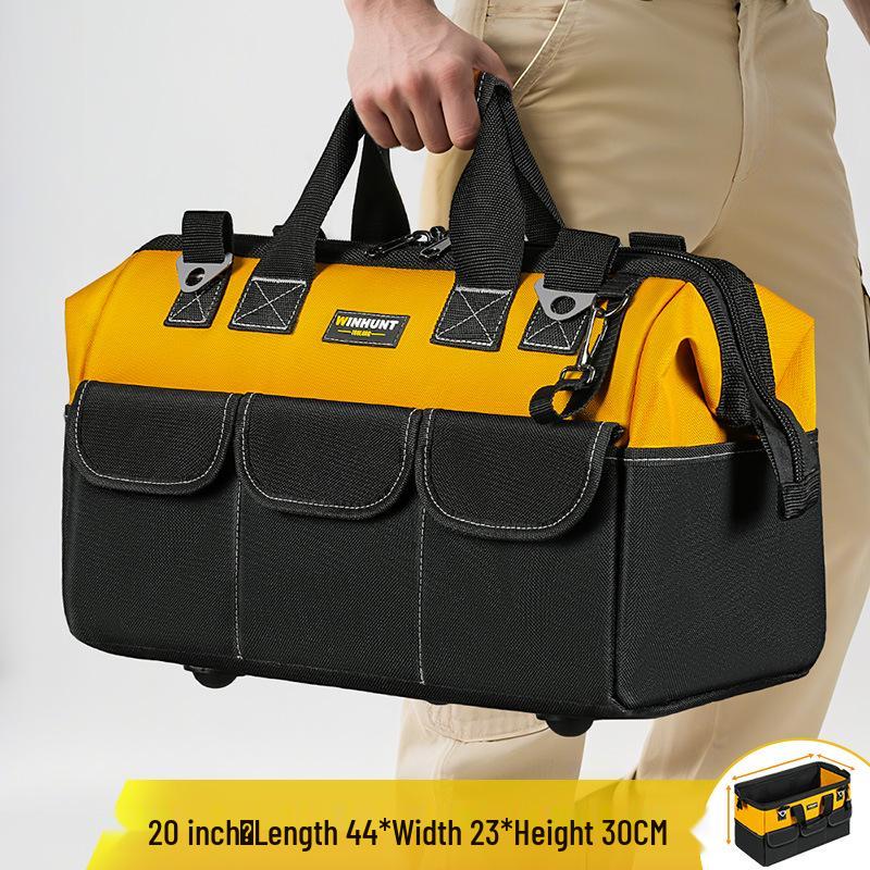 Everwiner Durable Canvas Tool Bag for Woodworking and Car Repairs