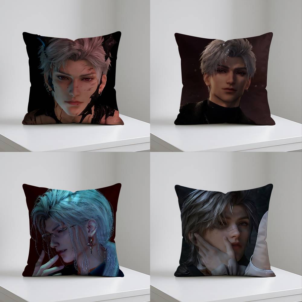 SSylus Case Plush Fabric Soft Pillowcase Double Sided Print Cushion Cover Household Gifts