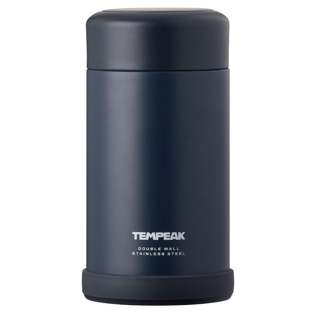 Atlas Vacuum Insulated Soup Large Food Lunch Insulated Lunch Keeps Food Hot or Stainless Easy To Navy TEMPEAK Jar, 770ml, Capacity, Ultra-Insulated
