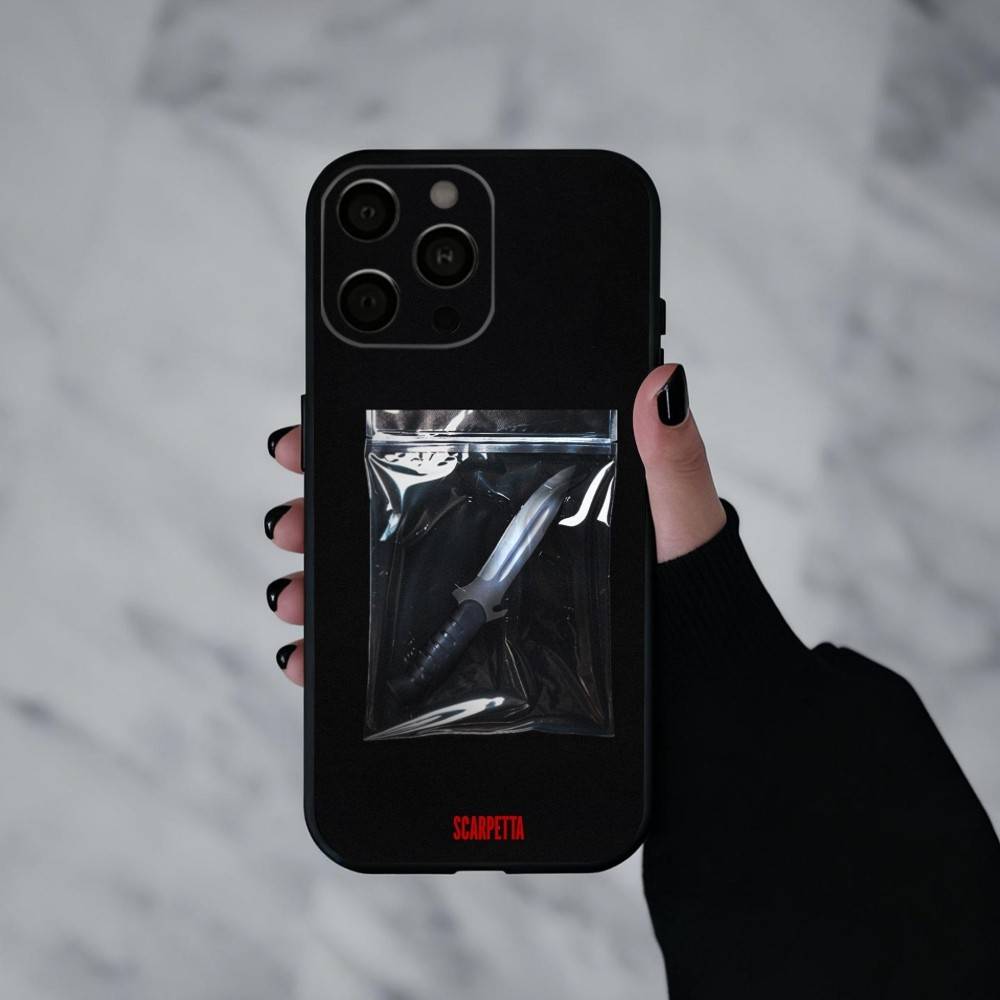 TV Series Scarpetta Phone Case For iPhone 17pro,16,15,14,13,12,11 Plus,Pro Max,XS,Soft Silicone Black Cover