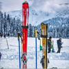 2Pcs Winter Ski Strap Fasteners Tape Protector Pad Adjustable Ski Wraps Ties Ski Band for Families Winter Holiday