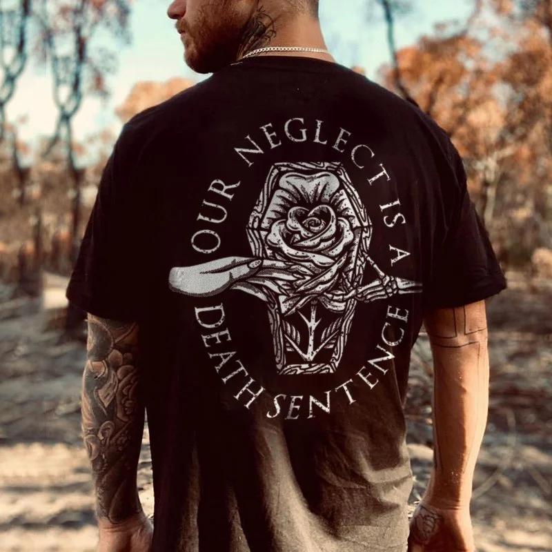 Funn Skull Drinking Beer Graphic Tshirt Men Dark Punk Skull Top Street Rock Hip-Hop Shirt Unisex XS-4XL Tee Roupas Masculinas