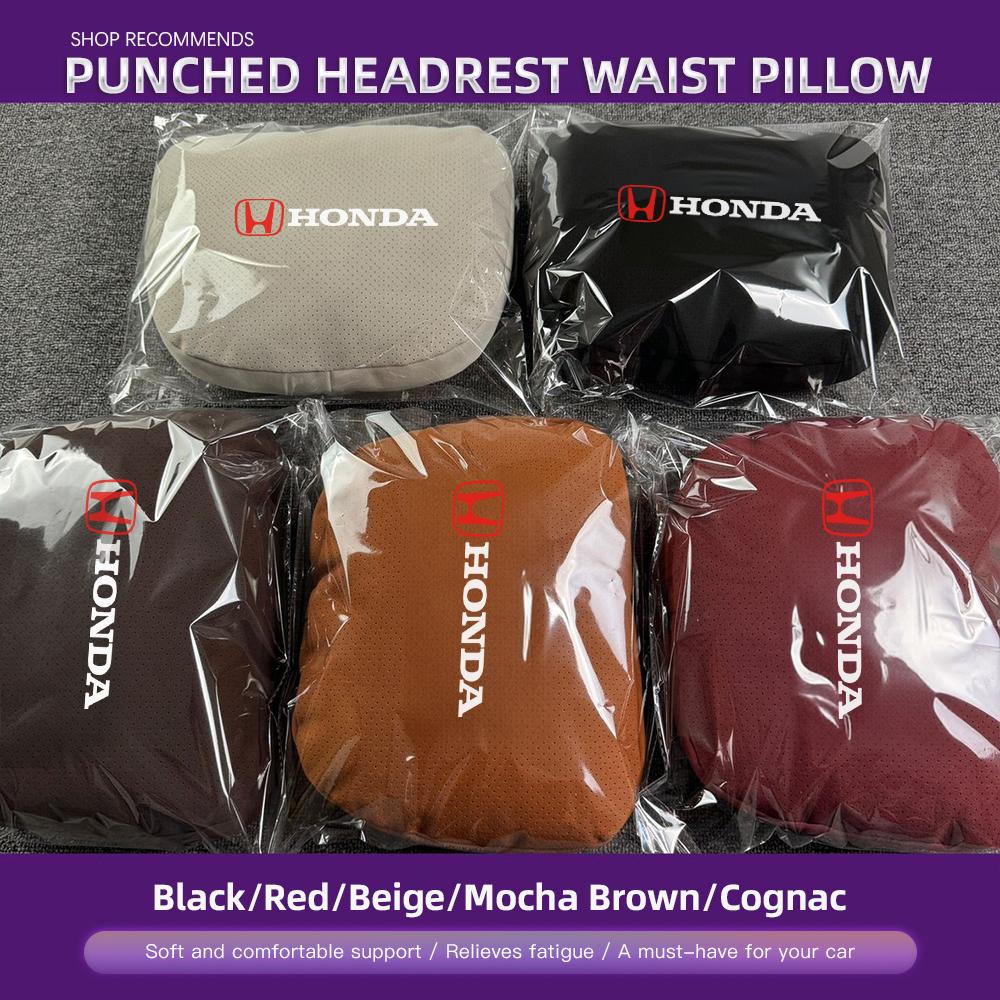 Honda Universal Car Headrest Neck Pillow Lumbar Support For Civic Accord Crosstour Spirior Odyssey Avancier UR-V Sienna Elysion CB0