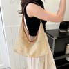 Woven Straw Tote Bag for Women Large Capacity Bucket Shoulder Handbag KTB