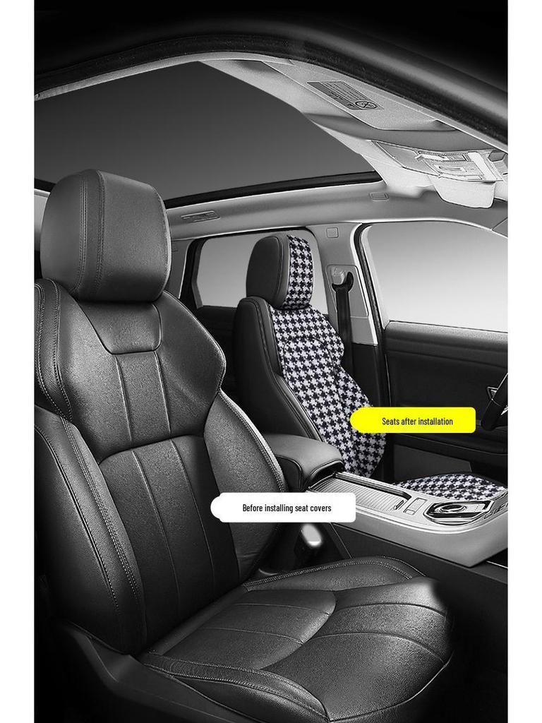 Uniwersalny pokrowiec na siedzenie z tkaniny na cztery pory roku dla Volvo XC60, S60, S90, XC90, XC40