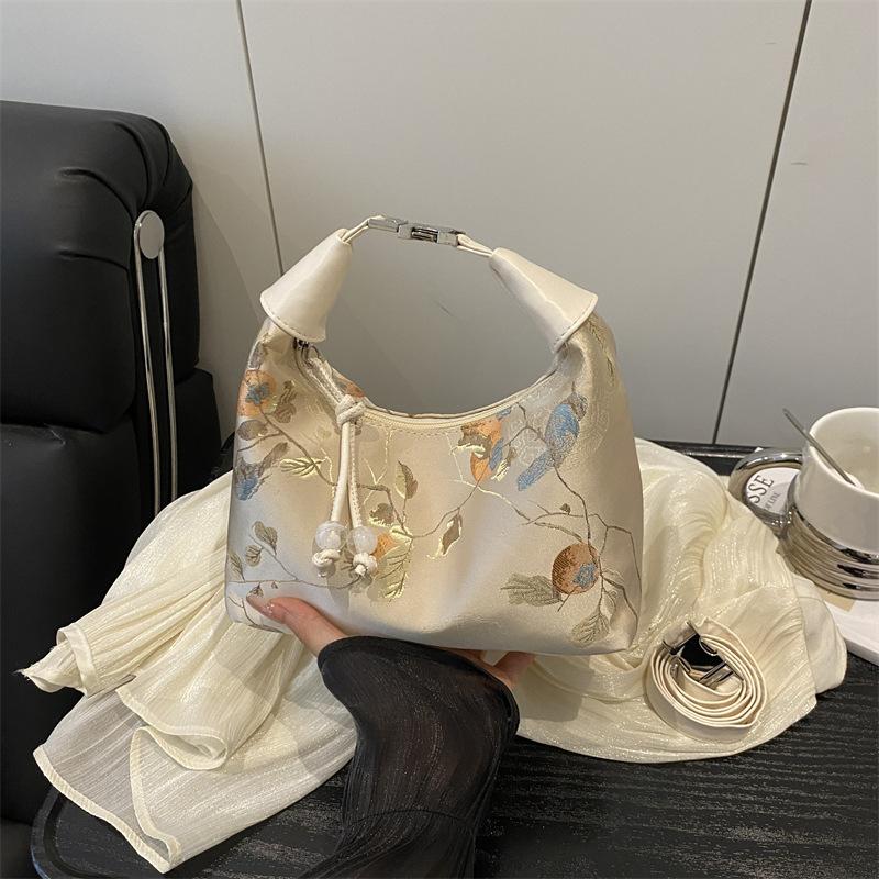 New Chinese-style Large-capacity Bag Women's 2025 Summer New National Style Shoulder Bag Niche Ethnic Style Oblique Span Bag