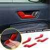For Ford Maverick -2025 ABS Red Interior Door Handle Cover Trim Decor Bezels