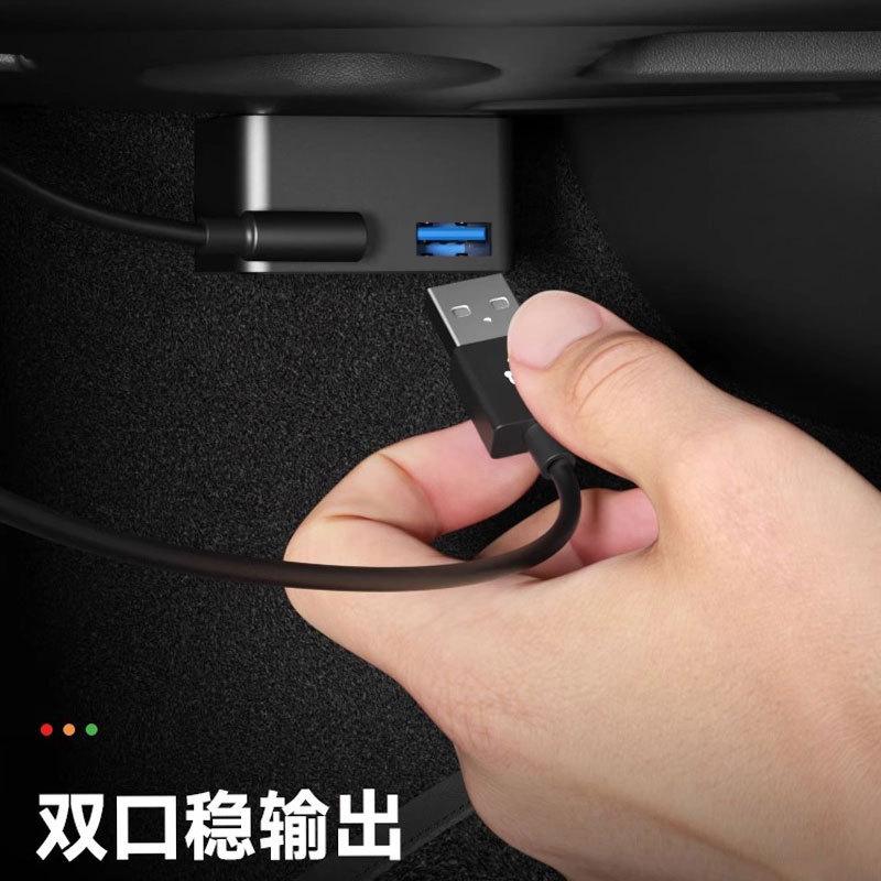 For Tesla Model Y Juniper Launch 2025-2020 Model 3 Highland 2025-2017 X S OBD Adapter Charging Splitter USB TYPE-C Port Charger