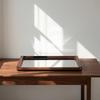 Stainless Steel Tray with Wood Handles Rectangular Serving for Hosts, Coffee