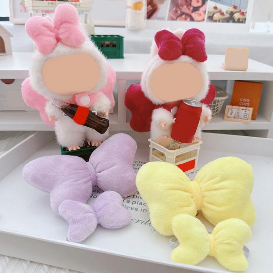 Doll Clothes Set for 17cm Doll Handmade Bowknot Outfit Doll Replacement Costume Sets Cute Gift for Collectors