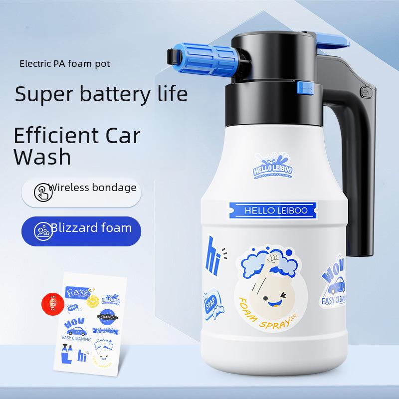 2-Liter-Schaumsprüher für die Autowäsche, Handsprüher für den Garten, Schaumpistole für Hochdruckreiniger, Gießkanne für die Pflanzen- und Autoreinigung