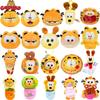 GARFIELD Peluche Famiglia Portachiavi Carino Anime Gatto Garfield Odie Animali di Peluche Divertenti Bambola Peluche Ciondoli Regali Bambino
