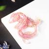 Dragon Resin Crystal Figurine Home Decor With Natural Gemstone Chips For Gift Collectors