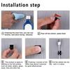 20 Pcs Cable Clips Self Adhesive Cord Management Black Wire Holder Organizer Clamp Self-adhesive Car Wire Clip Accessories