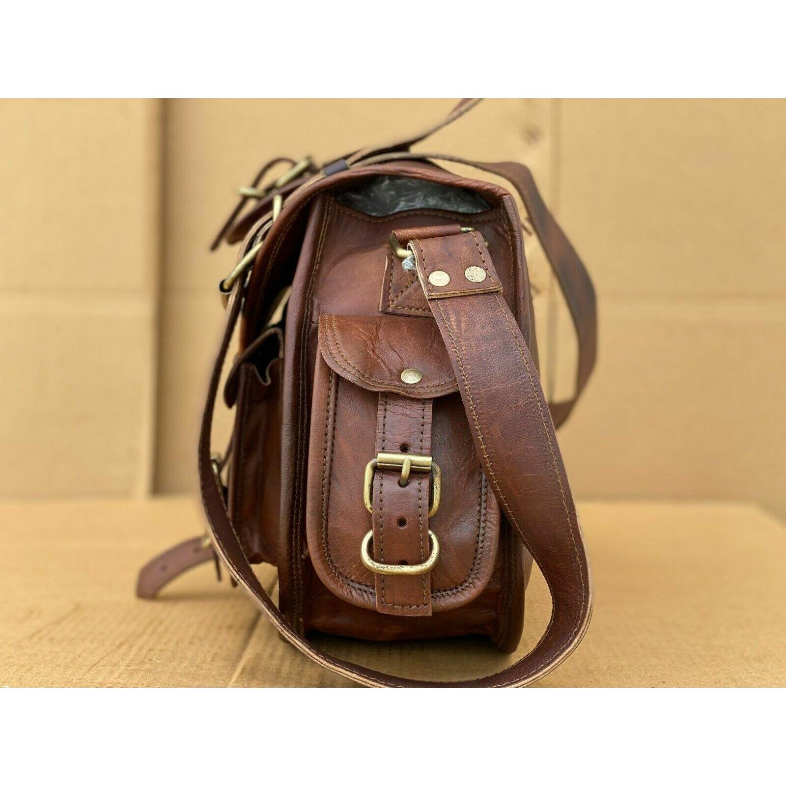 Кожаная сумка-мессенджер — фото 6