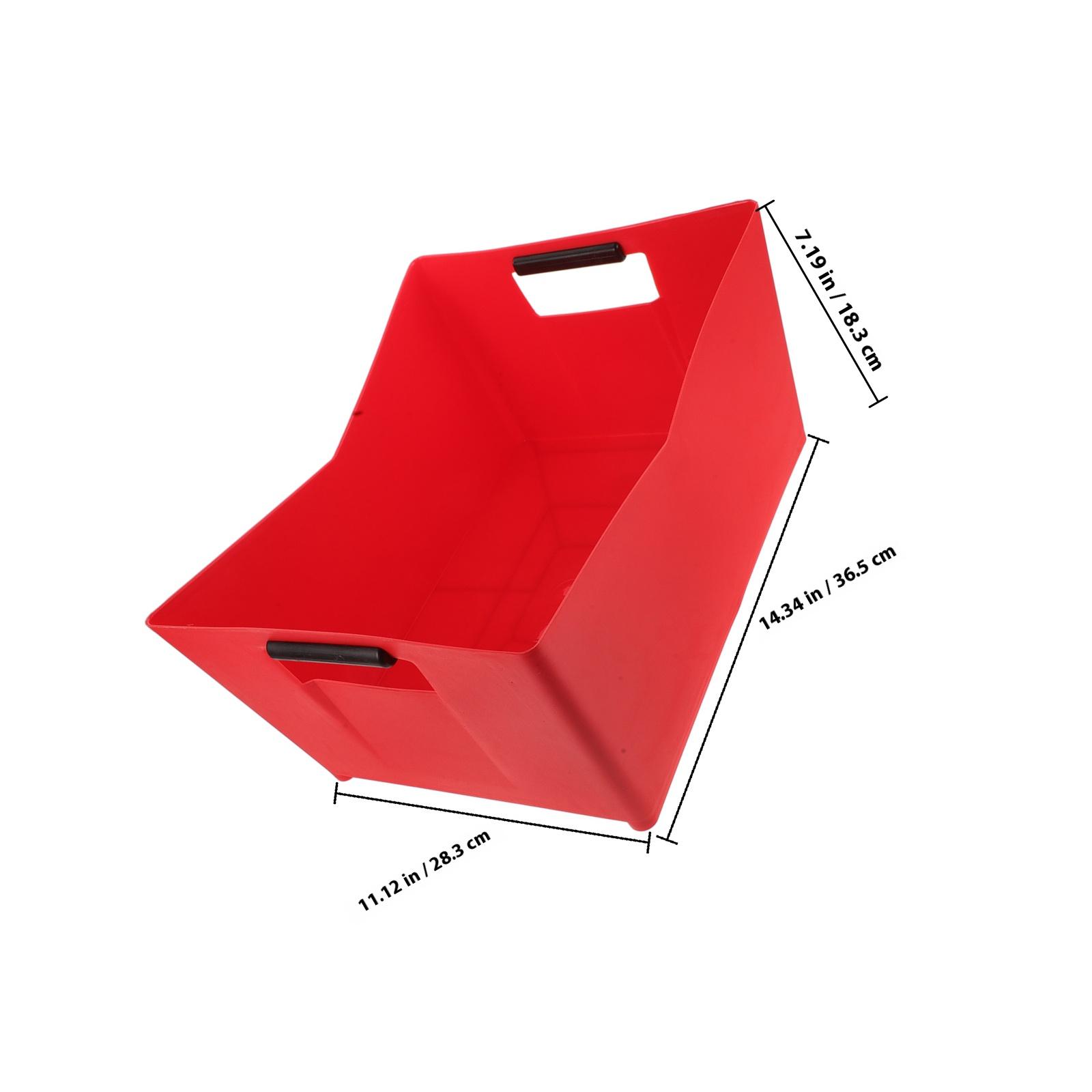 

Beer Bucket 2 Gallon Plastic Ice Container For Parties Reusable Beverage Tub Smooth Stable Design Bar Ktv Hotel Use Drink червоний